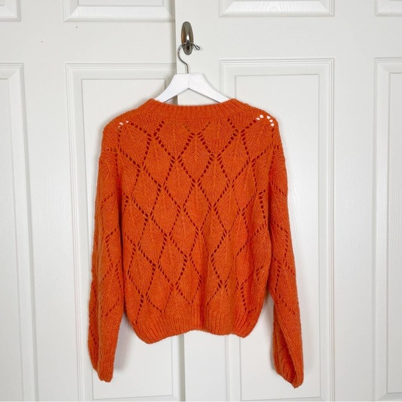 Moon River Open Knit Chunky Sweater - Picture 4 of 8